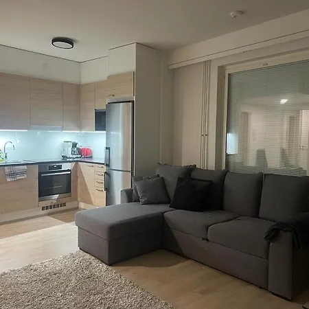 Modern With Sauna Nearby The Airport Lägenhet *